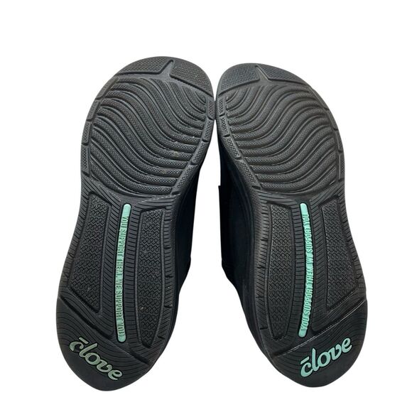 Clove Sneakers Mens 9 Black Healthcare Nurse Comfort Fluid/Slip Resistant New - Picture 6 of 9